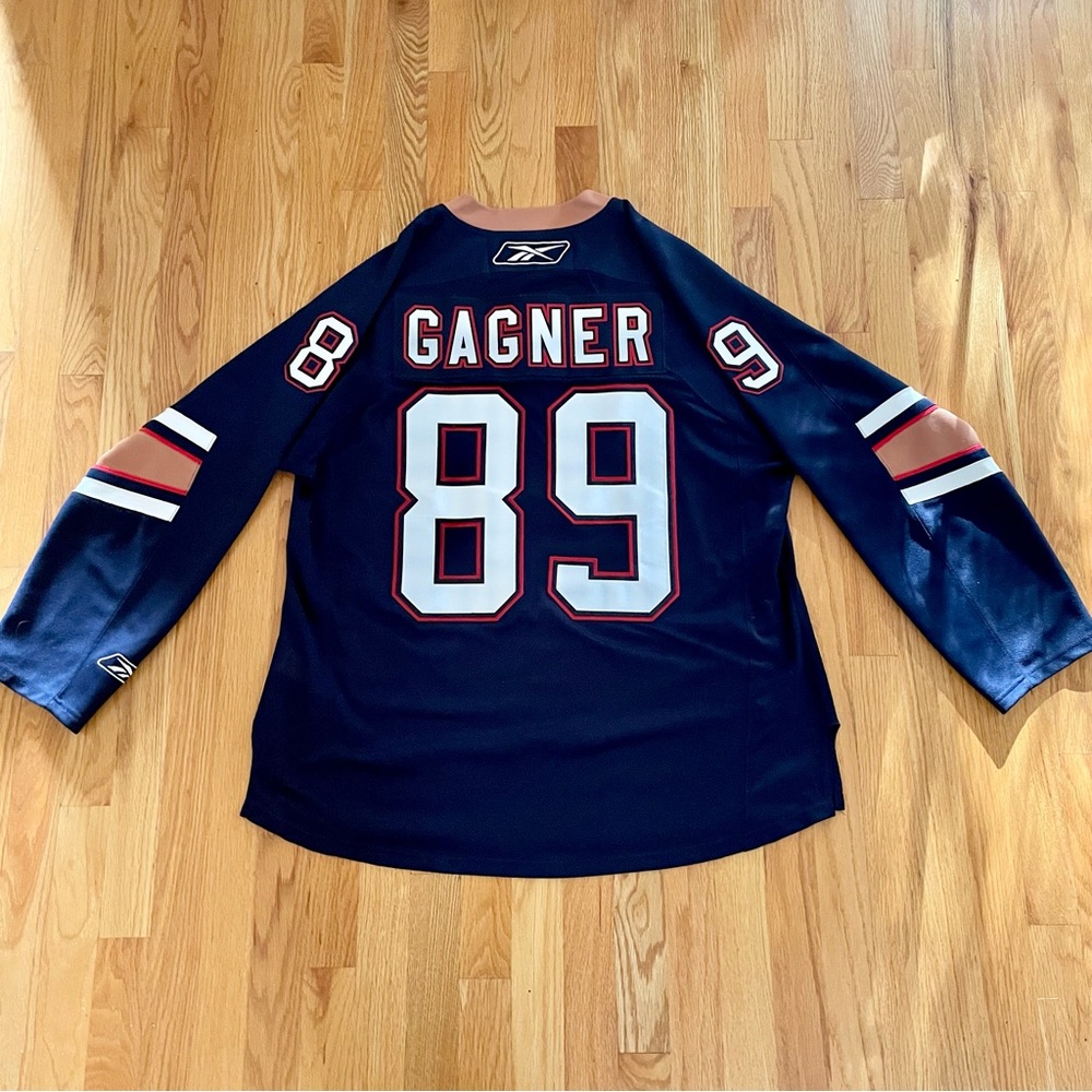 SOLD Men's RbK NHL Oilers Hockey Jersey Gagner, Sz XL - Picture 3 of 13